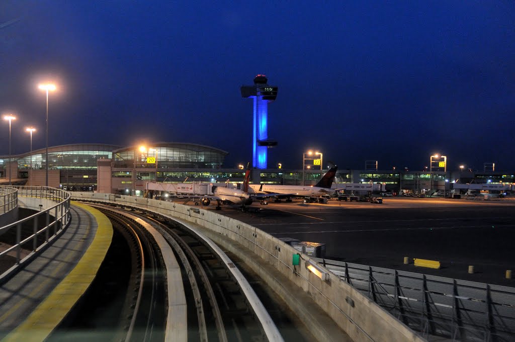 JFK Tower at Night by Matt42