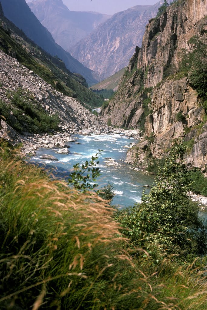 Véneon river towards Vénosc by BritPlom