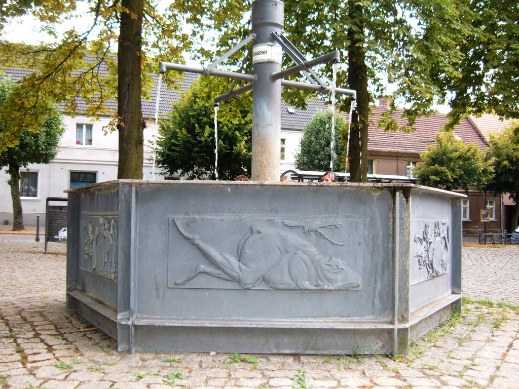 Brunnen am Markt by Wolfgang Becker