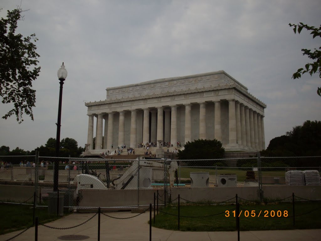 Memorial - Abraham Lincoln - Washington DC - USA by Mário Per