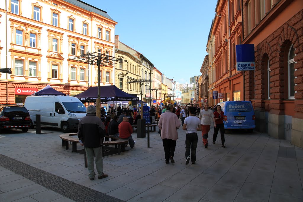 Cheb, Svobody (new Pedestrian zone) by pskusek