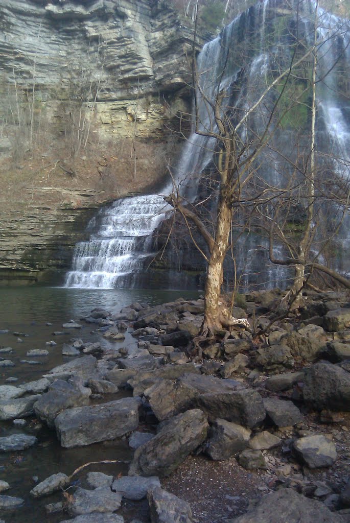 Burgess Falls; the big falls by LostMyself