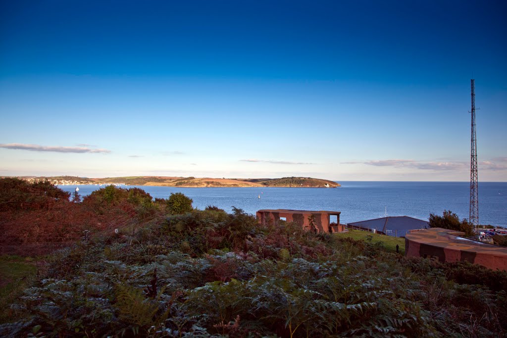 Seaward From Pendennis Castle Ramparts by northbynorthwest