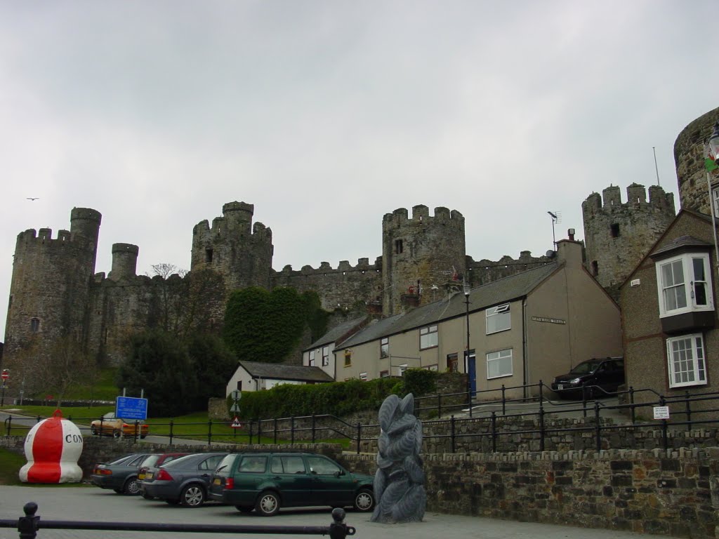 Conwy Castle, Wales. G.B. by Kees Feijtel