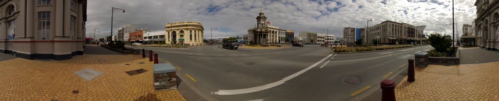 Dee & Tay str. junction in Invercargill by johnbug