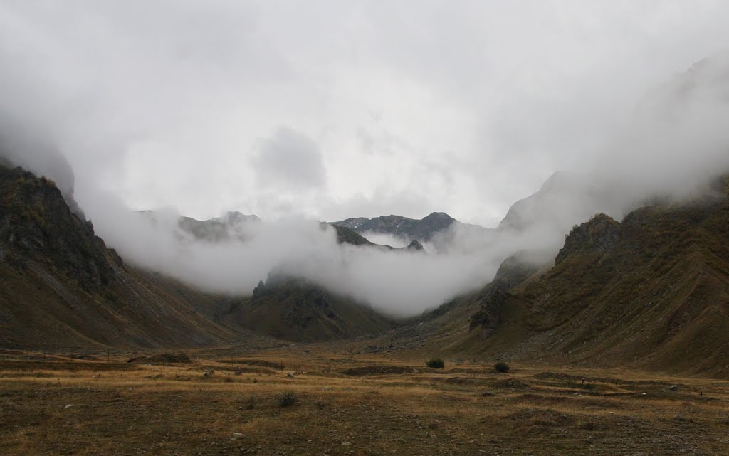 Fog over Caucasus by adam_sz