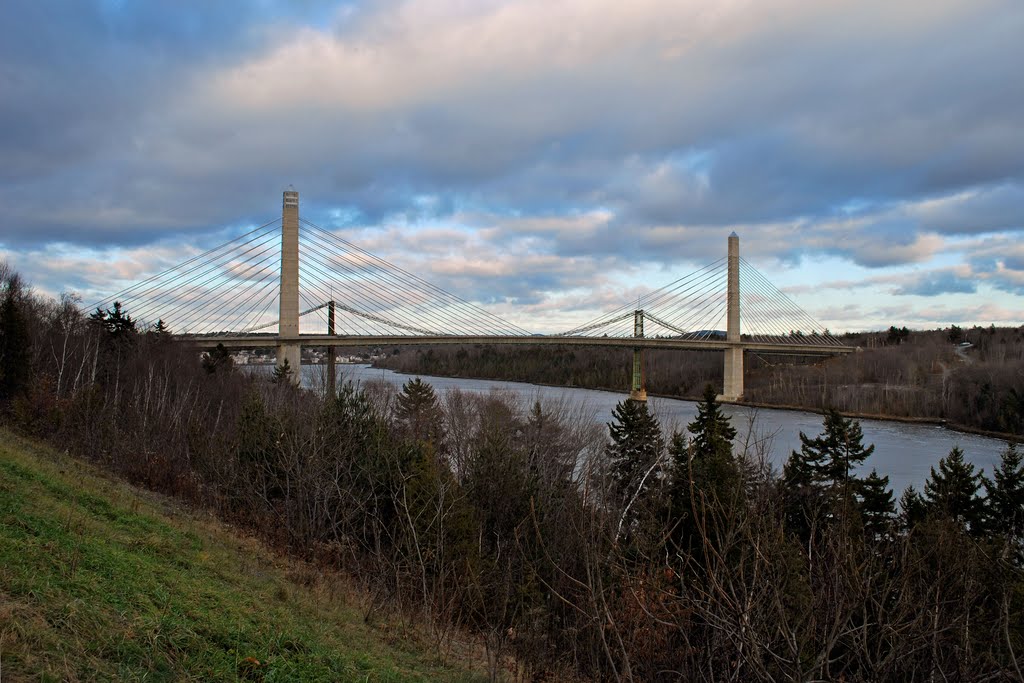 The Penobscot Narrows Bridge by Fred Harwood