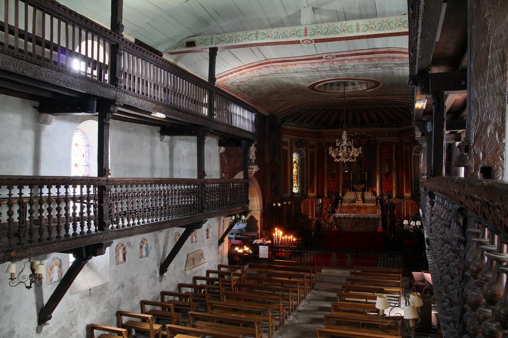 Arcangues, Intérieur de l'église by Bruno GRIFFON