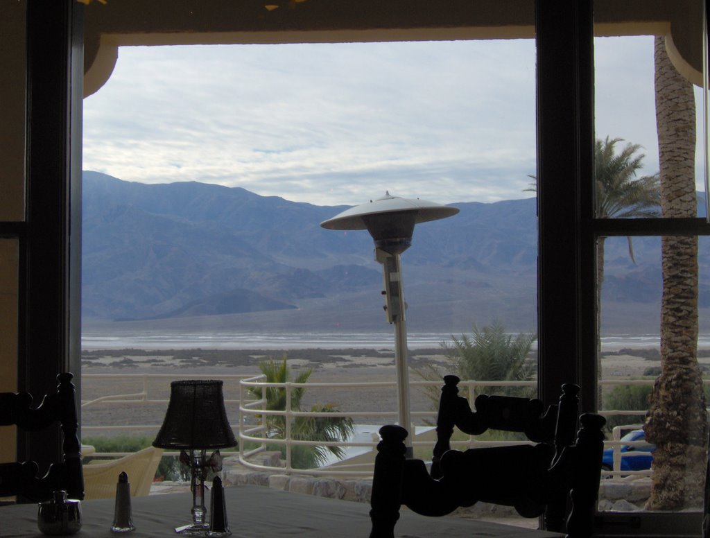 View from Restaurant - Furnace Creek Inn by Craig Czerkies