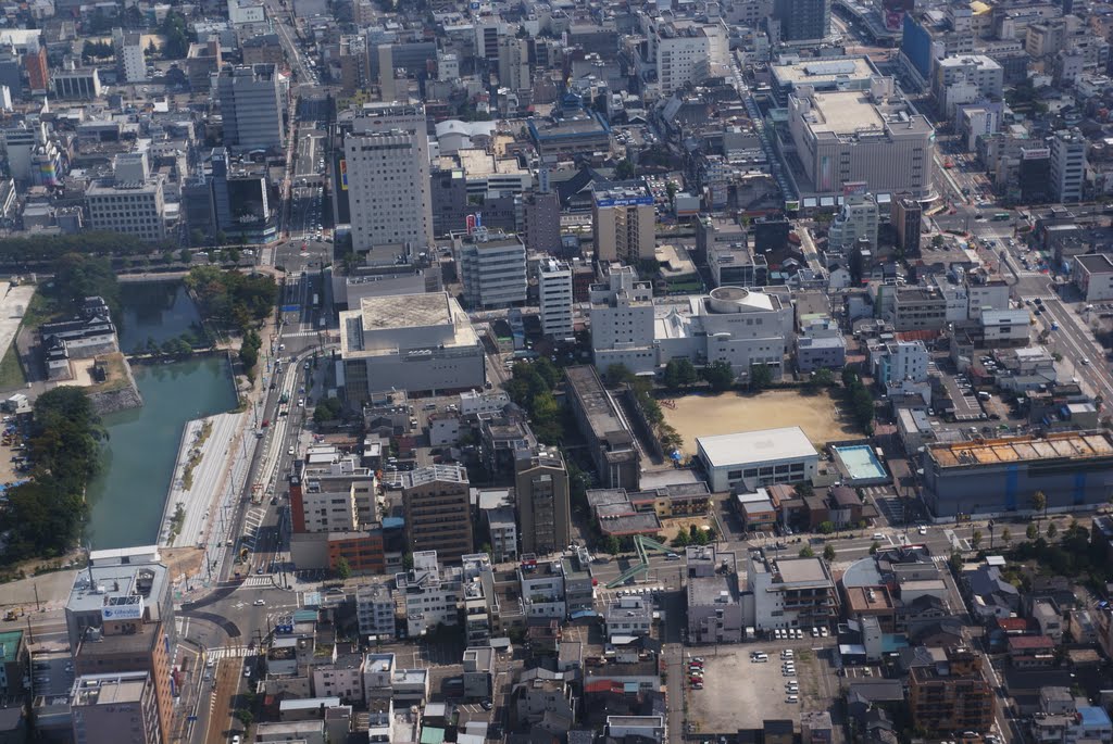 Air view of Toyama city by Yoichi Takanami