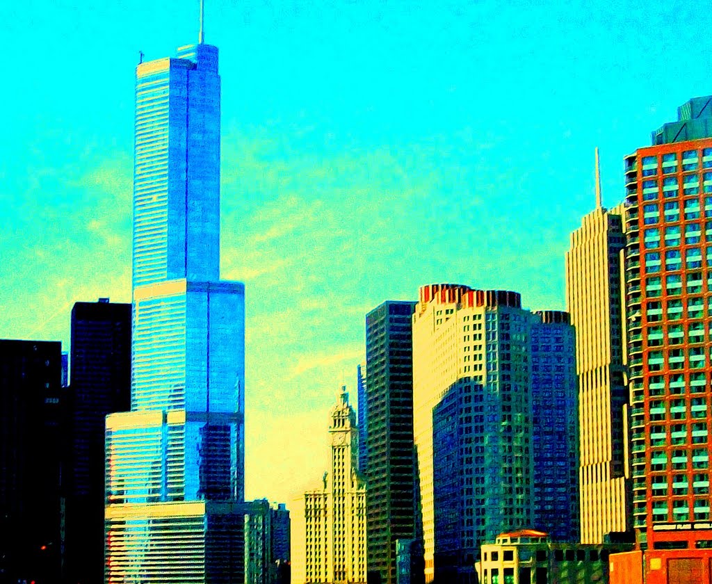 "TRUMP TOWER"+++ city of Chicago +++ by Wladzia Zawierta by Władysława Zawierta