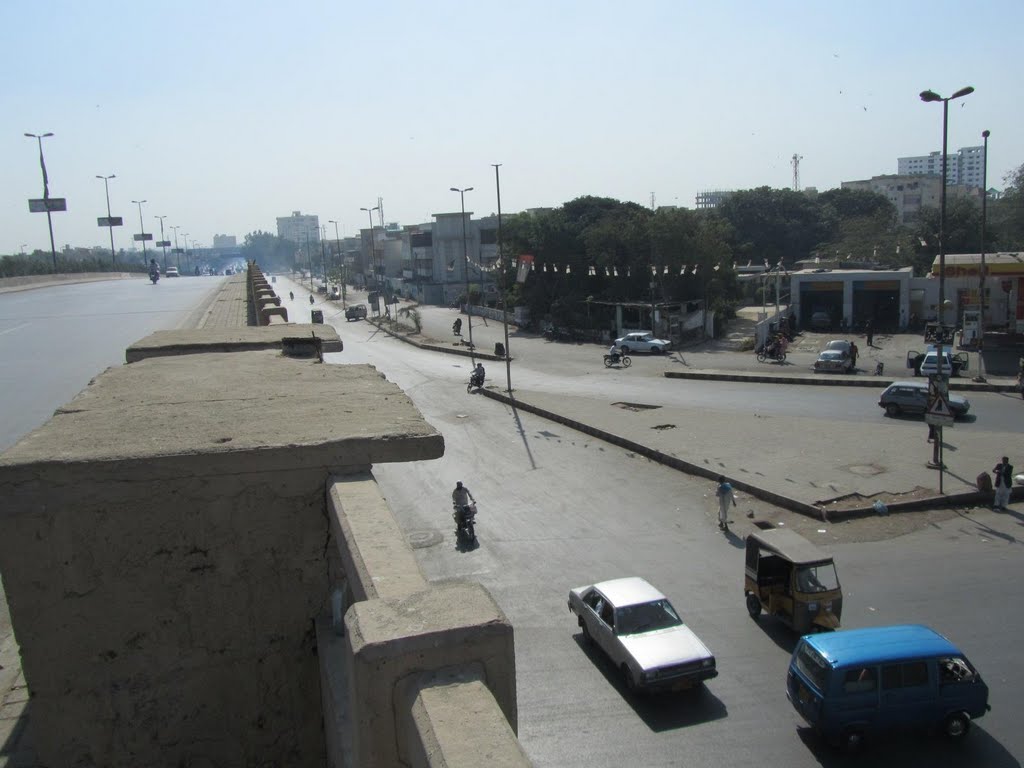 Nazimabad UnderPass Dec 2010 by Iftikhar A Khan