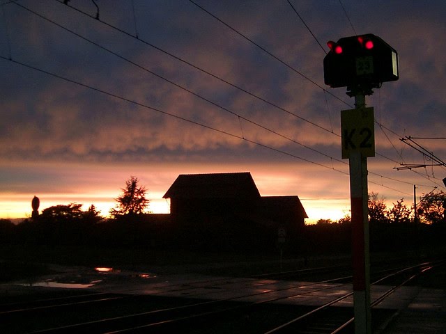 Abendstimmung am OEG Bahnhof - MOC by Fotogruppe Edingen HDW