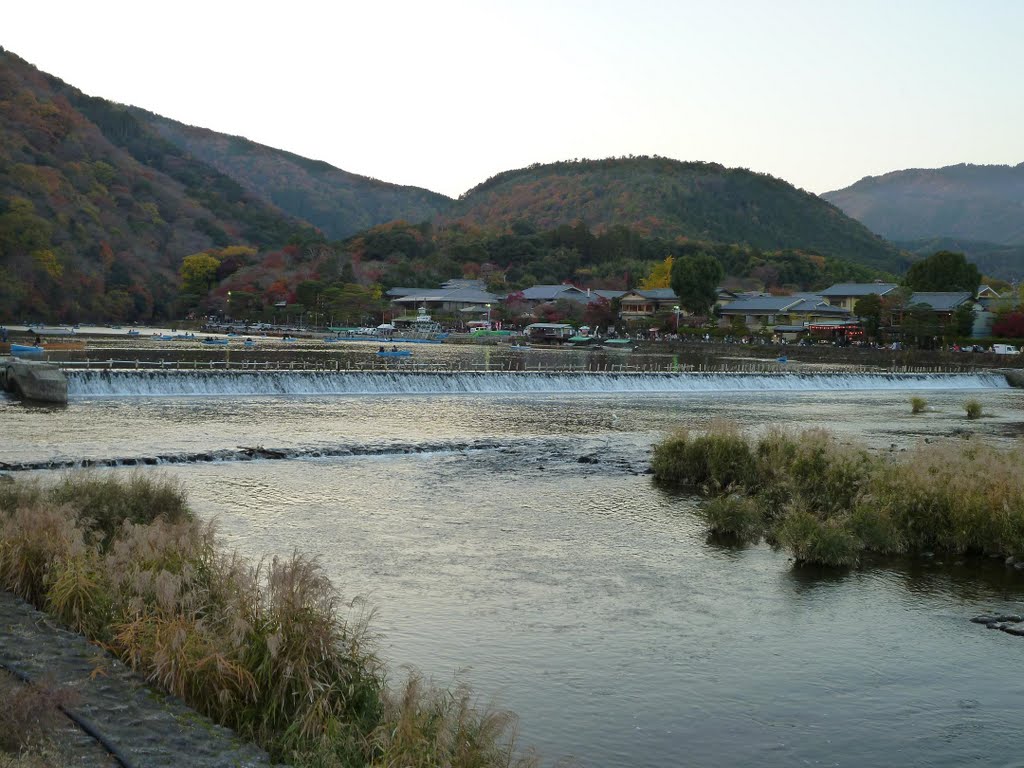 嵐山公園から見た桂川 (Katsura River, Kyoto City, Kyoto, Japan) by scarbo