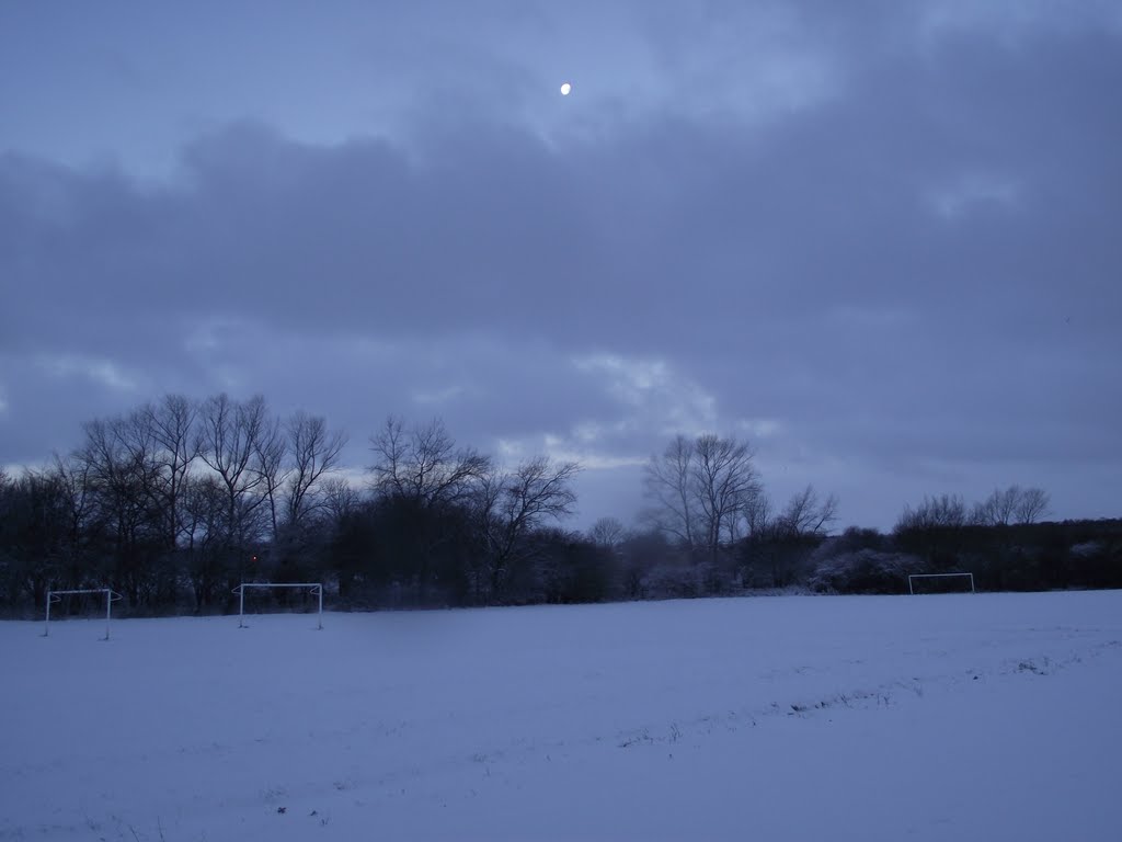 Looking towards Woodham Comprehensive School from the running track in Newton Aycliffe by Sukik9