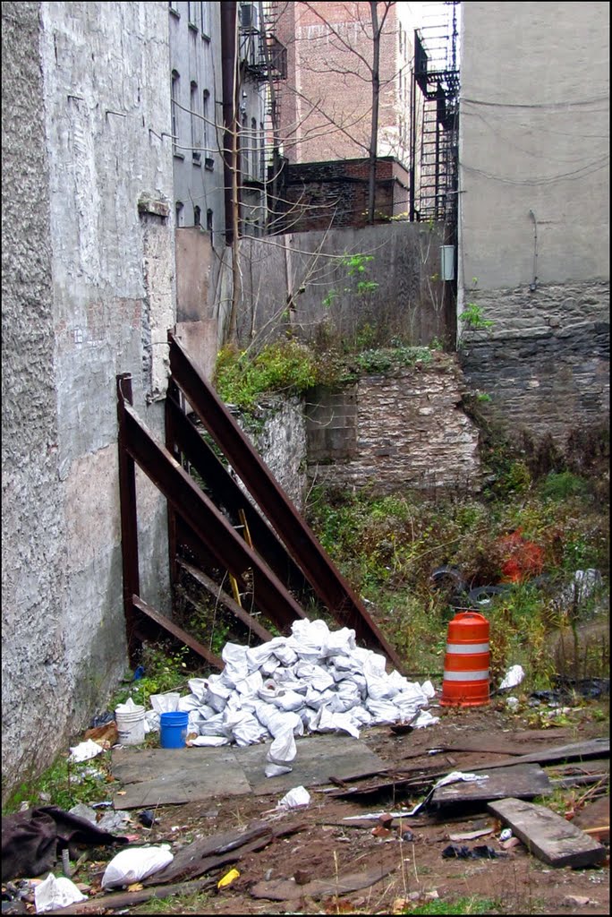 Vacant Lot - 75 First Avenue, NYC - November 2010 by LuciaM