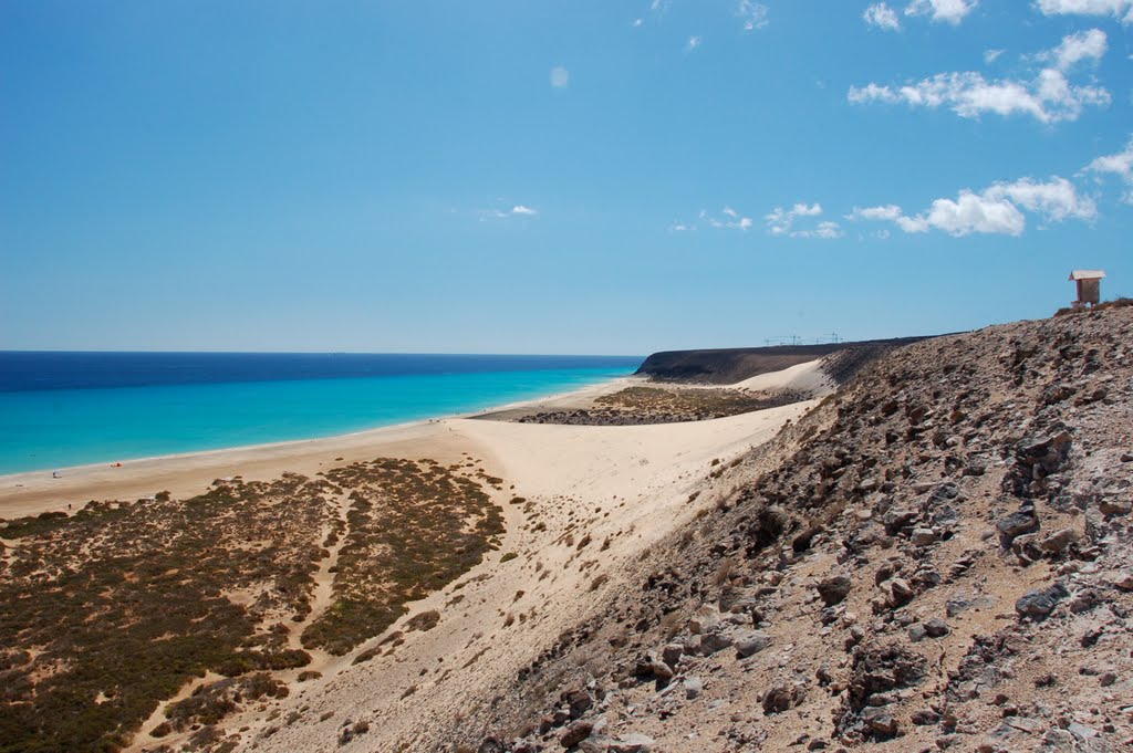 White beach, dune by Rainer Liebe