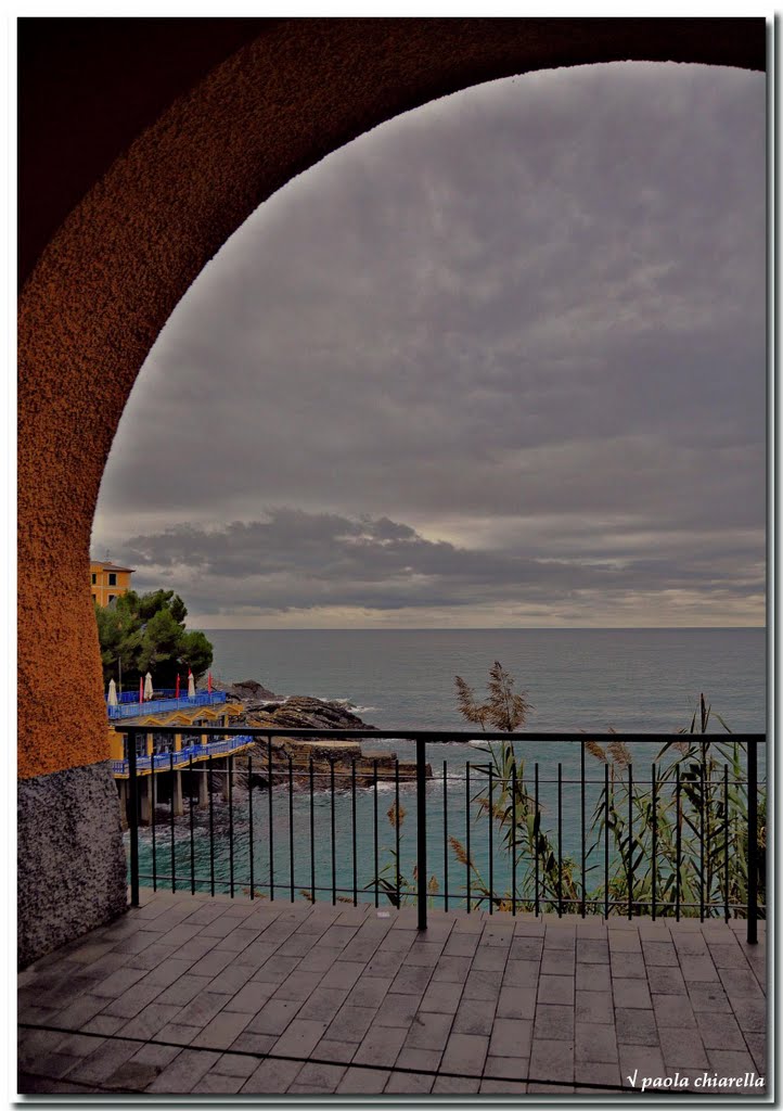 Bogliasco - Da sotto l'arco (grazie Marco!!!!!) by © √ paola chiarella