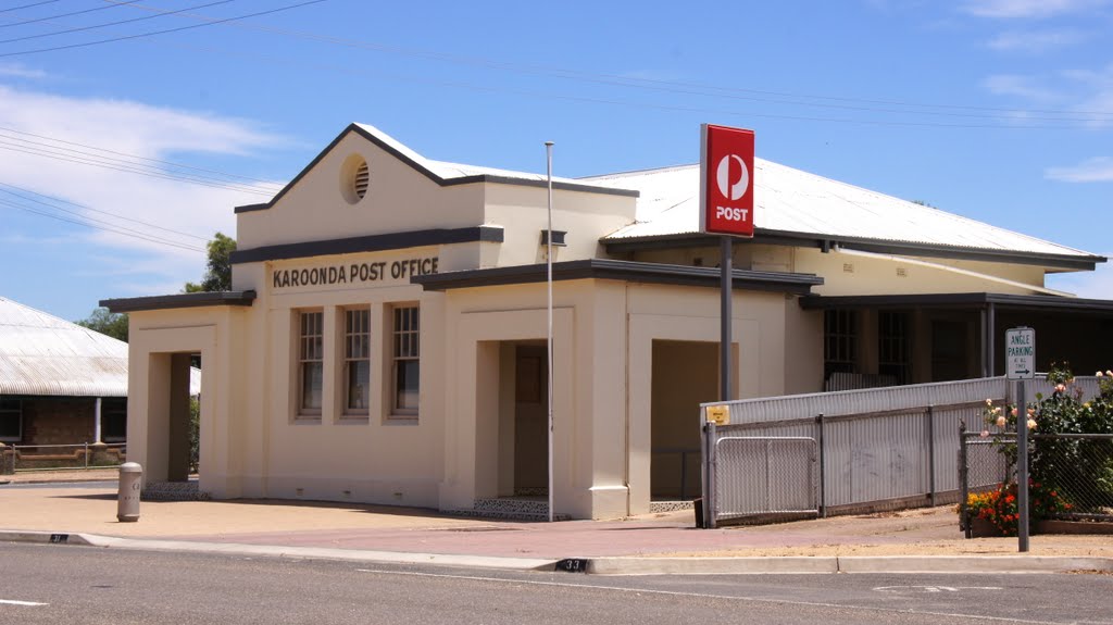 Karoonda Post Office, SA by Nev Thomas