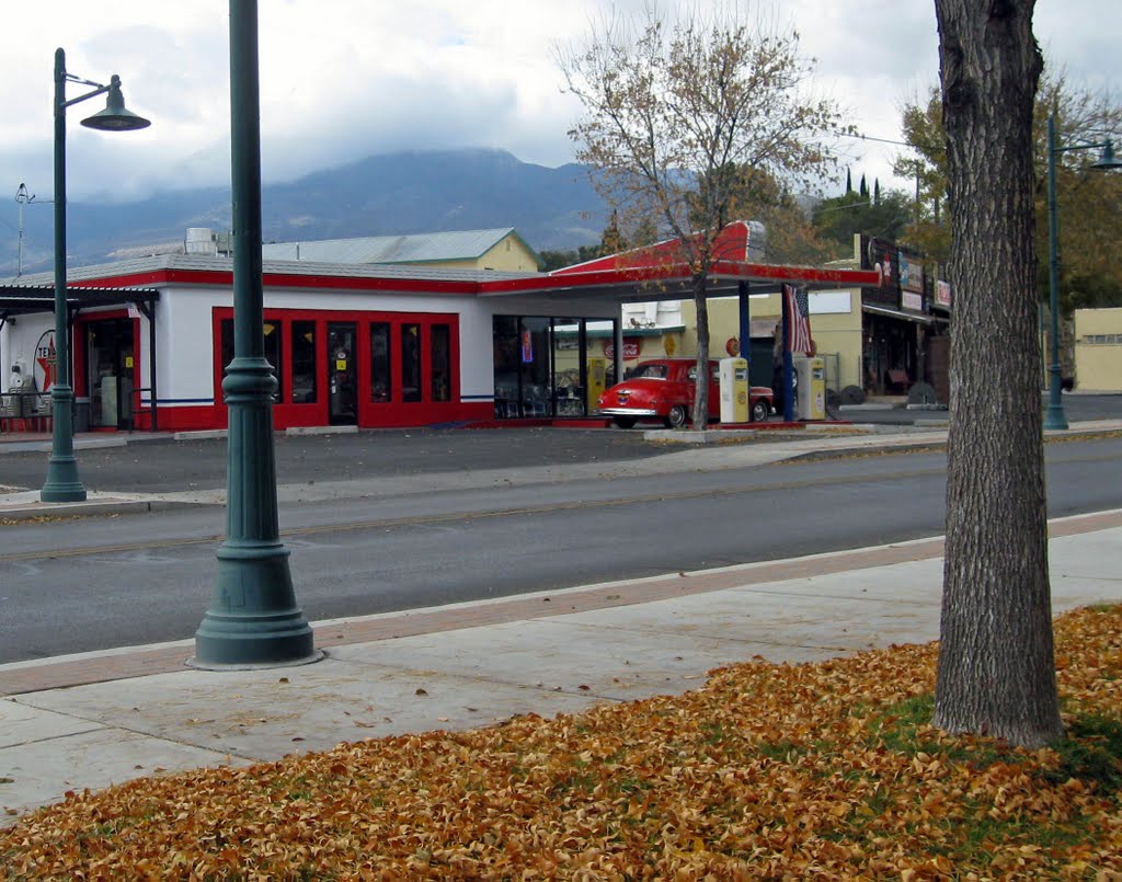 Restored Gas Station, Cottonwood, AZ by Rick Young