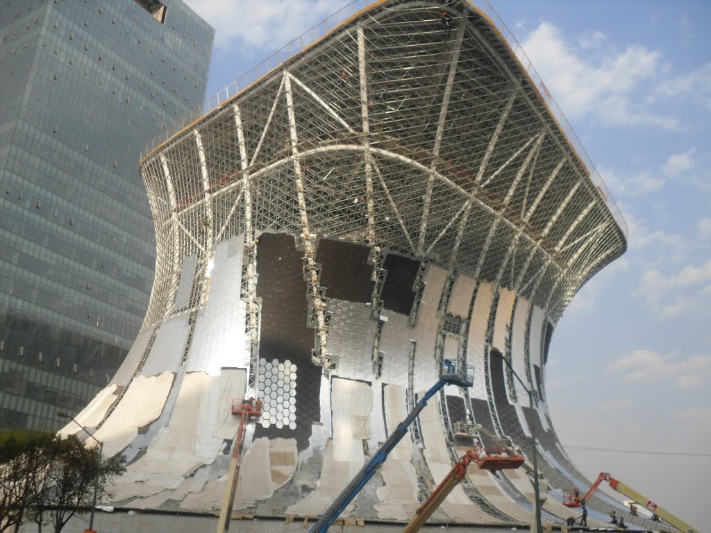 Museo Soumaya (construcción) by ~☂JENNY☂~