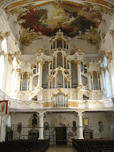 Roggenburg Klosterkirche Mariä Himmelfahrt (Orgelempore) by hubi1802