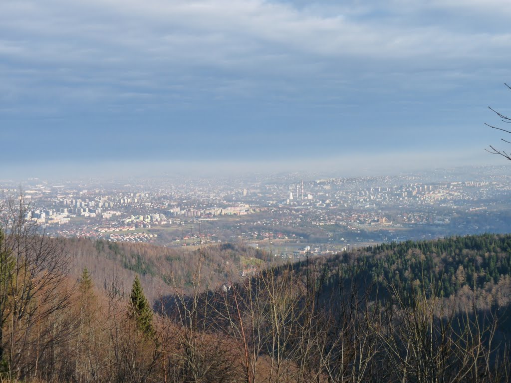 Bielsko-Biała widok ze szlaku by agropk