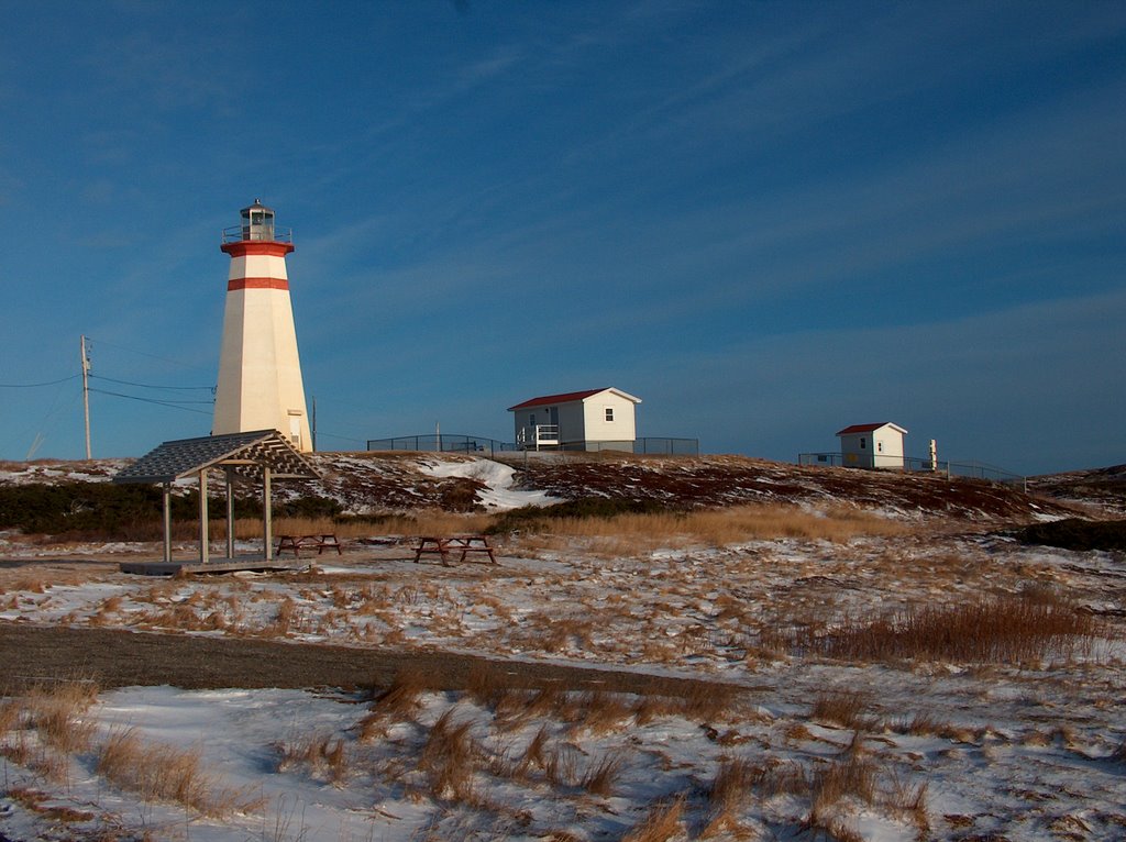 Lighthouse, Cape Ray, NL by Clar Brown