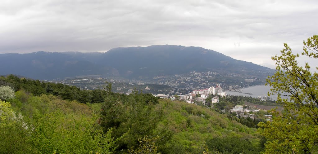 Крым. Панорама Вид на Ялту. Crimea. Panorama View of Yalta. by Dmitry Lysyi (diklys…