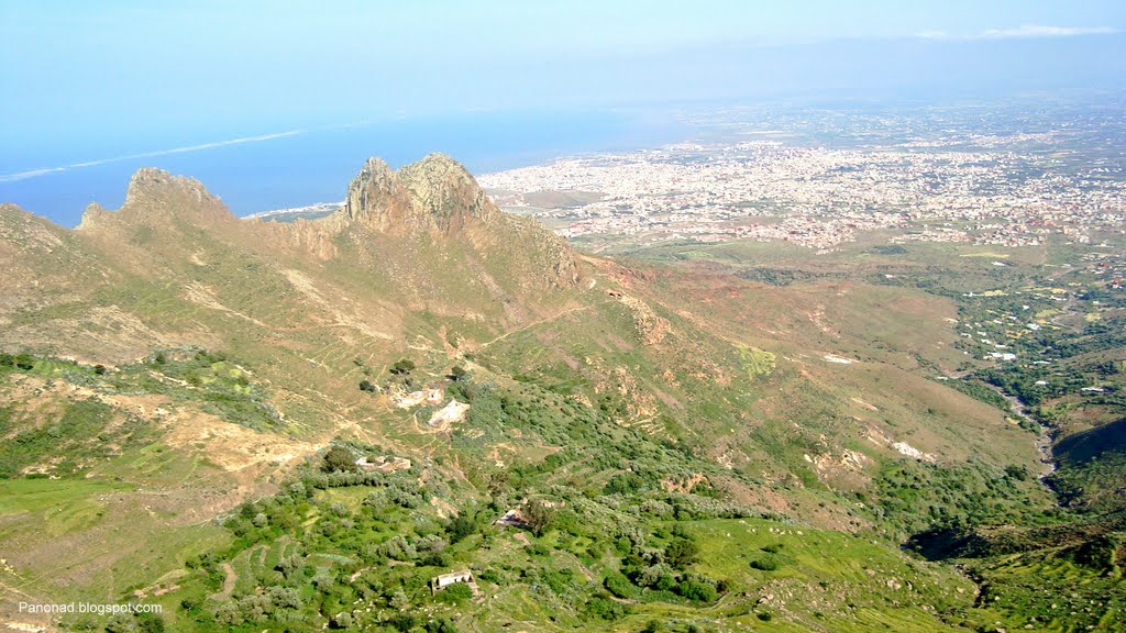 La ville de Nador .Vue depuis les montagnes de Gouregou by Soufiane El Kadaoui