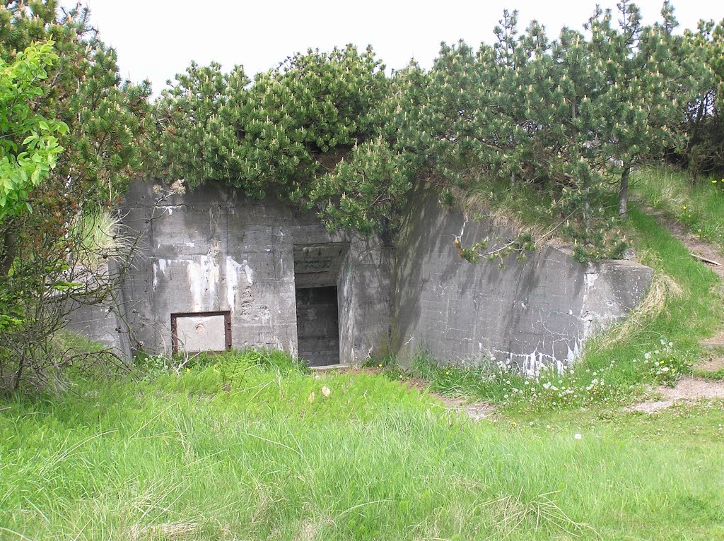 Main entrance to gun bunker no. 4 by jensandersen68