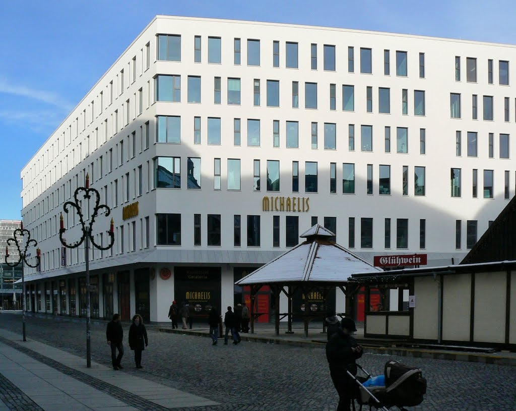 Chemnitz - Das Bürgerhaus am Wall in der Webergasse und am Düsseldorfer Platz by Thomas Eichler