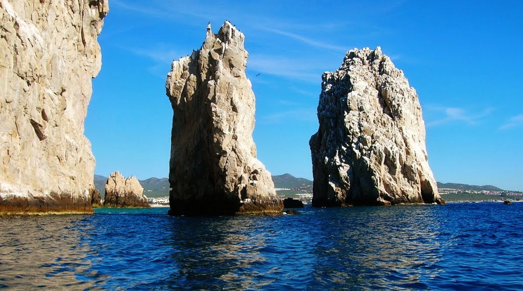 The Twin Pillars of Cabo San Lucas: From the Pacific Side by MartyLeeB