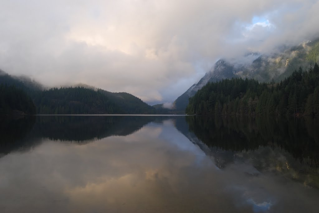 Tranquil Buntzen Lake by galeaorio