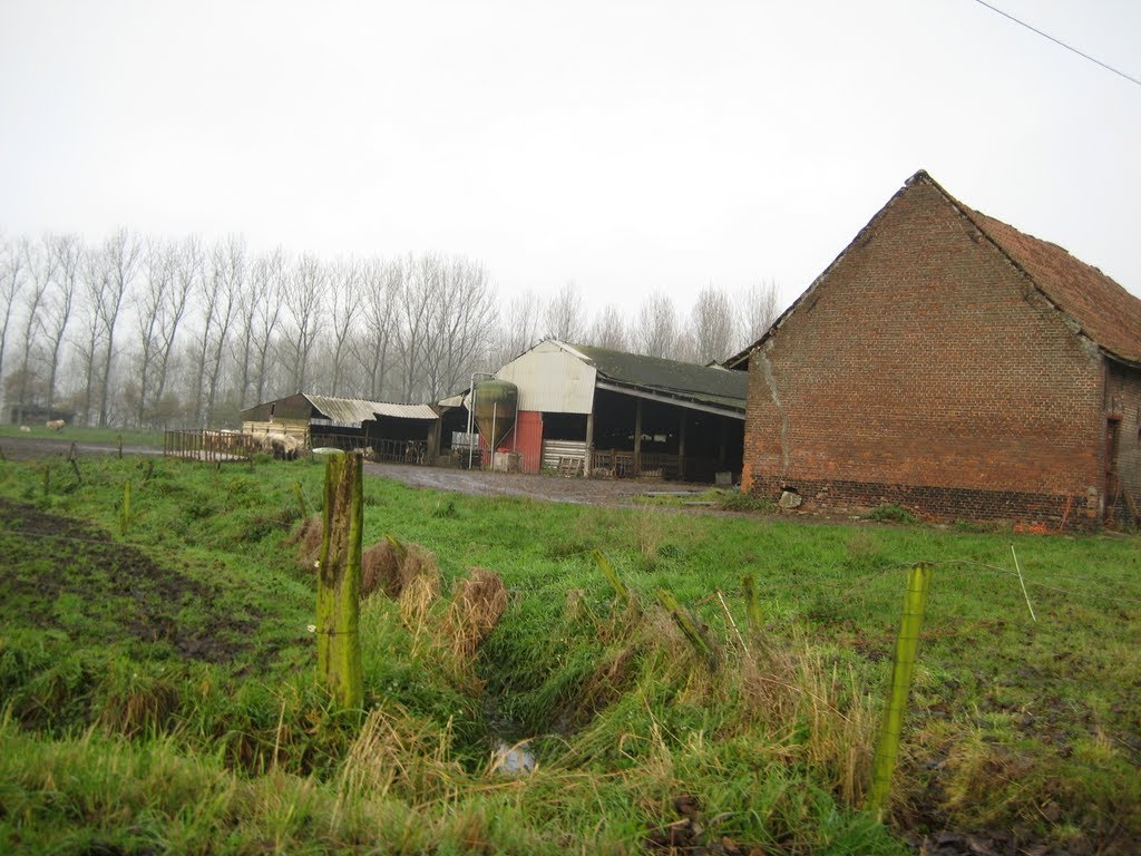 Hoeve Groothof langs Oostdonkstraat te Wachtebeke by ilium