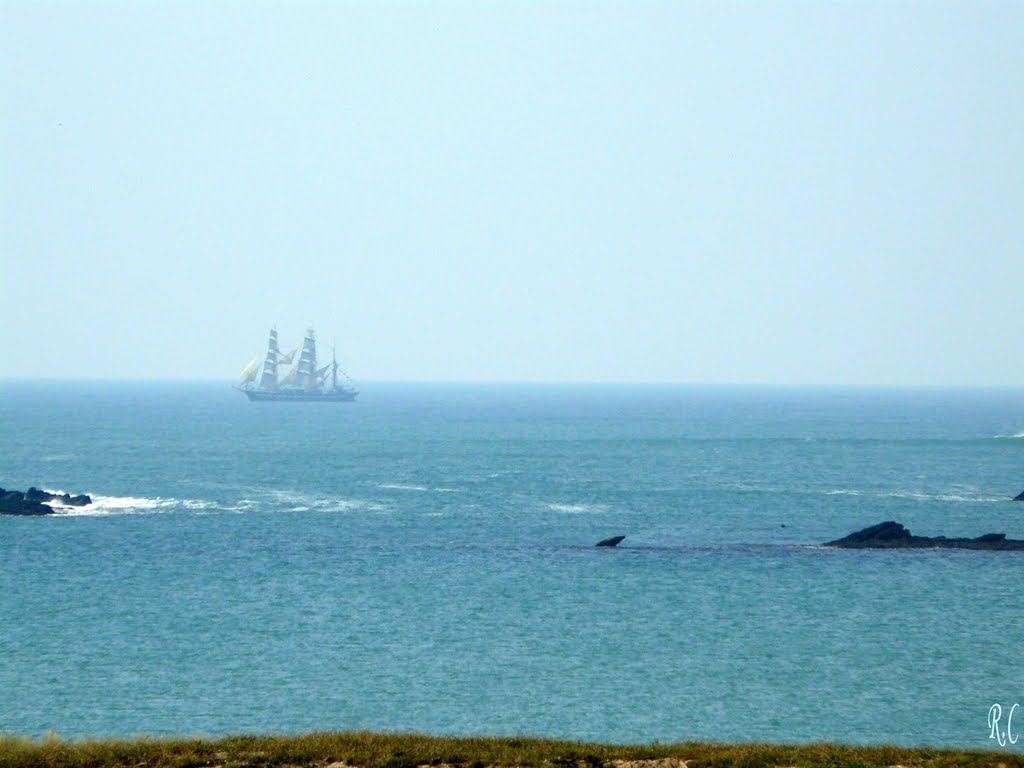 Voilier Quiberon by Roland Courtin