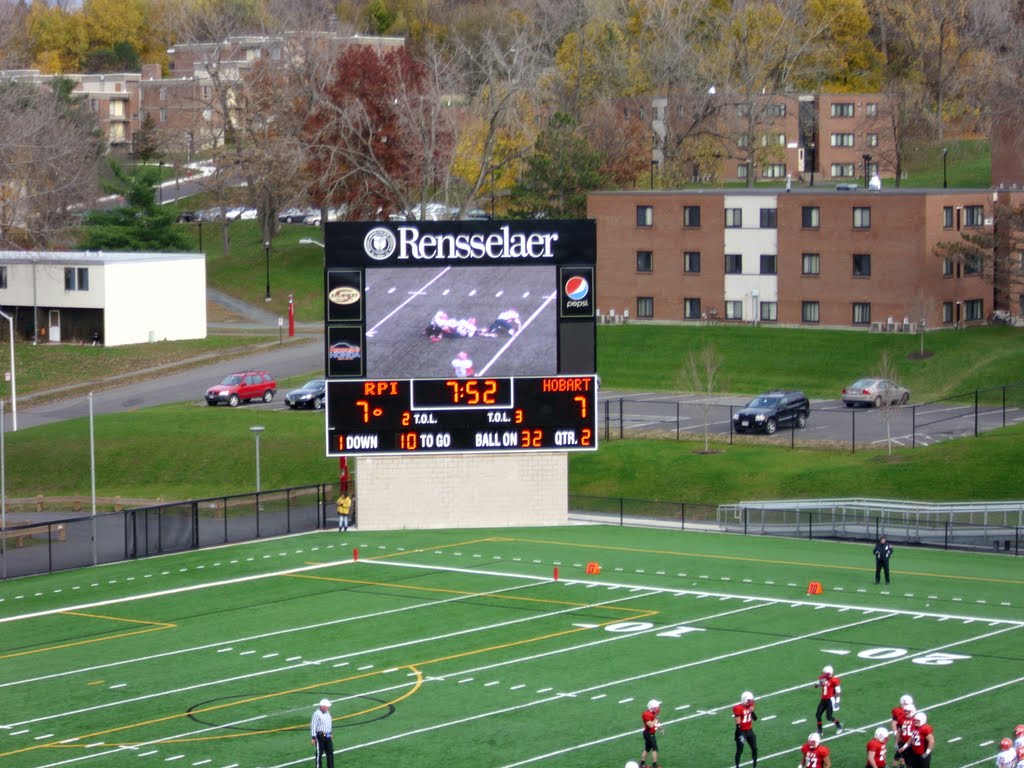 RPI Scoreboard at new ECAV Field by swimmer33