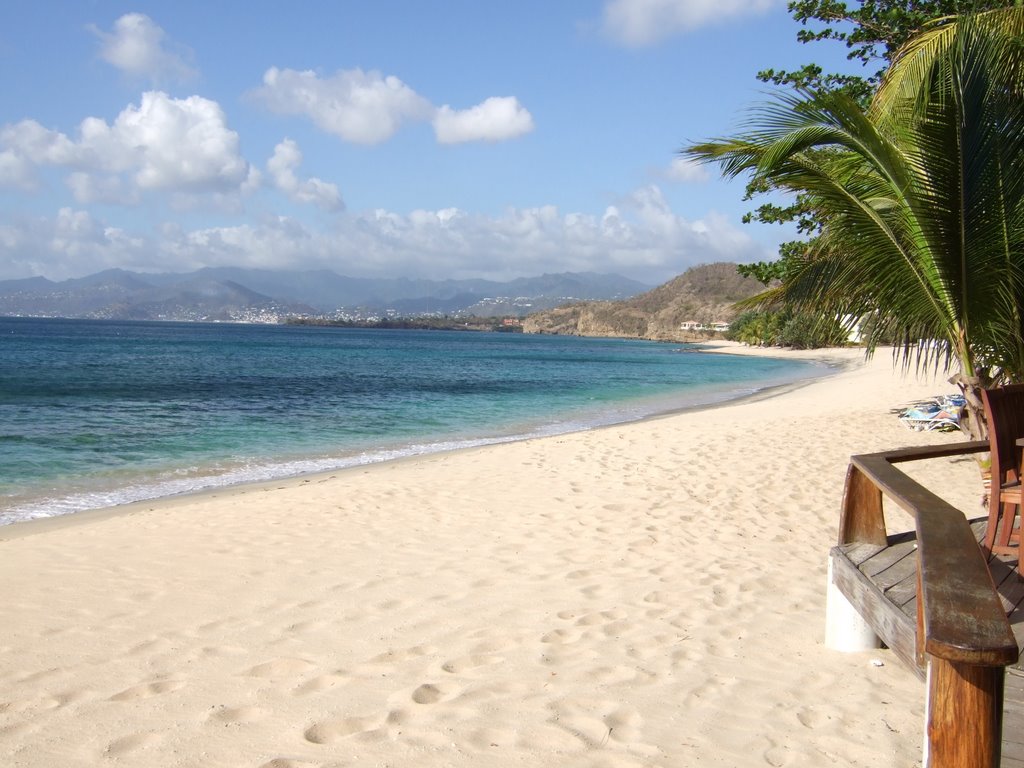 From the Aquarium Bar and Restaurant towards St Georges, Grenada by Hogan of Grenada