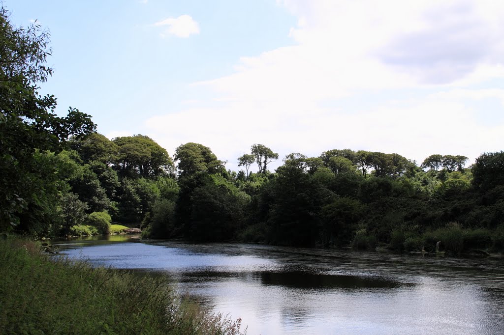 River Coquet below Warkworth Castle by Graham Turnbull