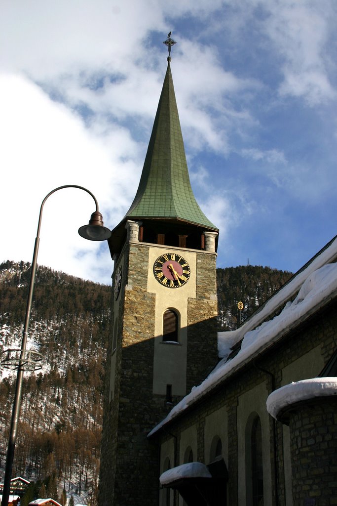 Tower Clock, Zermatt by 佐々木勝浩