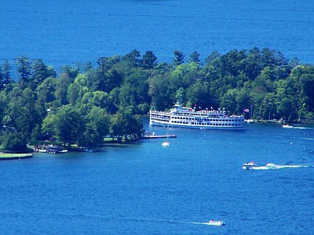 Lac du St. Sacrament passing thru Assembley Pt. and Long Island by rhl130