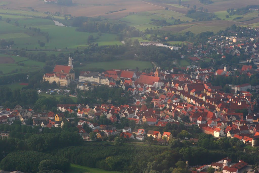 Donauwörth from the air by leone marino