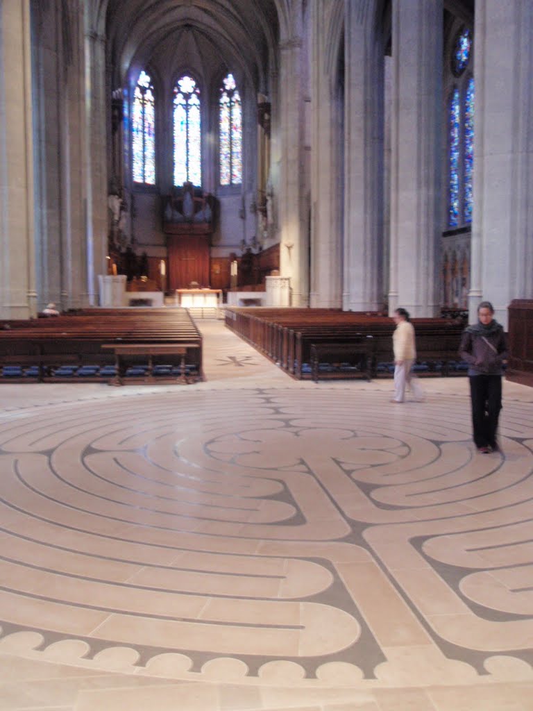 SAN FRANCISCO - GRACE CATEDRAL- labyrinth -CALIFORNIA - USA by zbizar