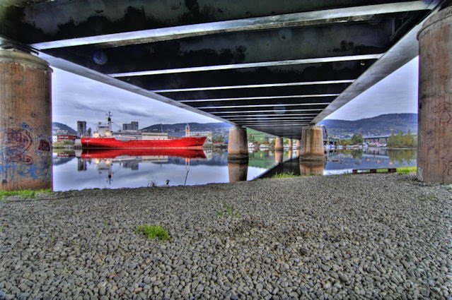 Railway Bridge III Drammen Norway by stoverndotcom by stoverndotcom