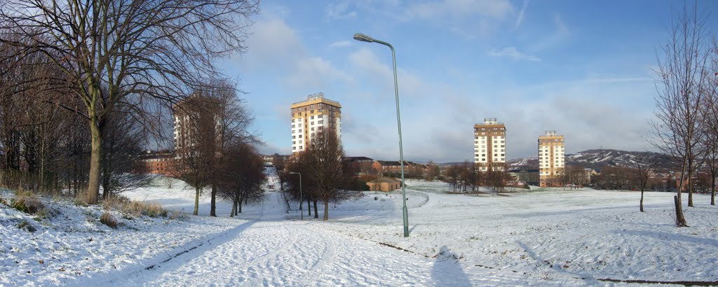 Bellefield St Park Panorama (Sheffield Nov 2010) by lebagelboy