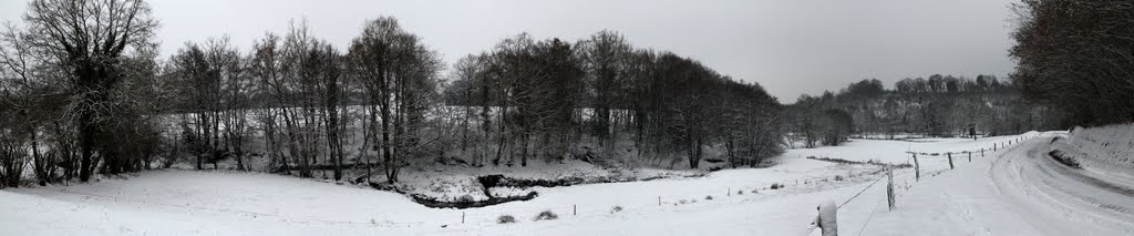 Neige dans la vallée by Bruno GRIFFON