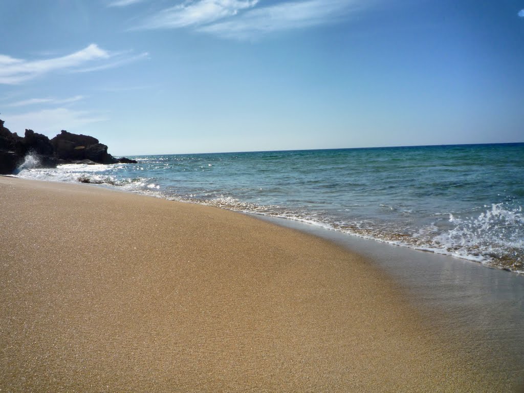 Sandy Beach of Paphos by Dmitry Shangin