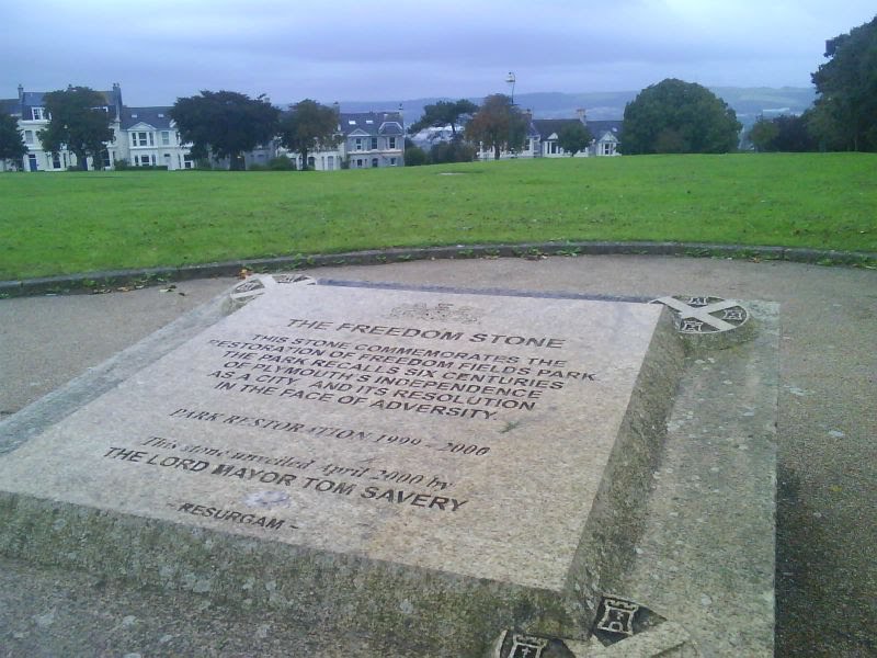 THE FREEDOM STONE IN PLYMOUTH/UK,OCT 2O1O by DAWID GŁOWACKI