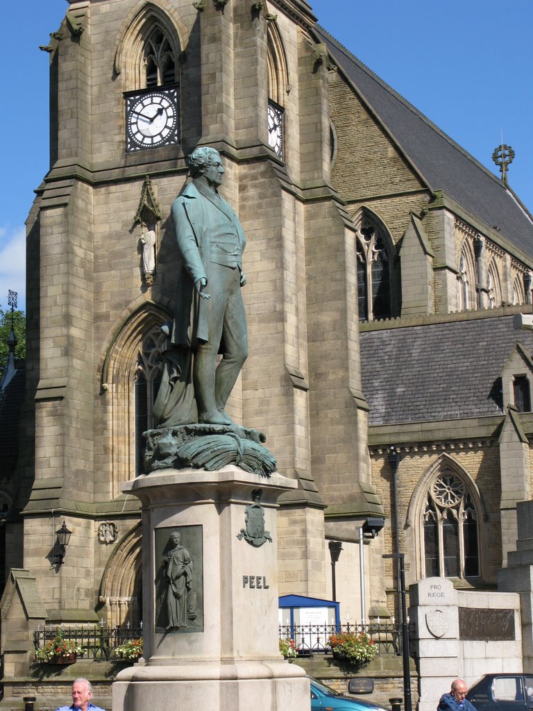 Robert Peel Market Place Bury by Peter Downes