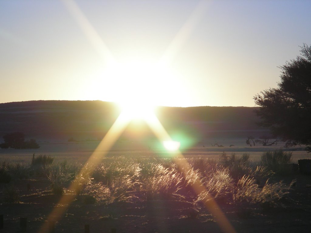 Sunset at Sesriem Campsite by Redmer van Delden